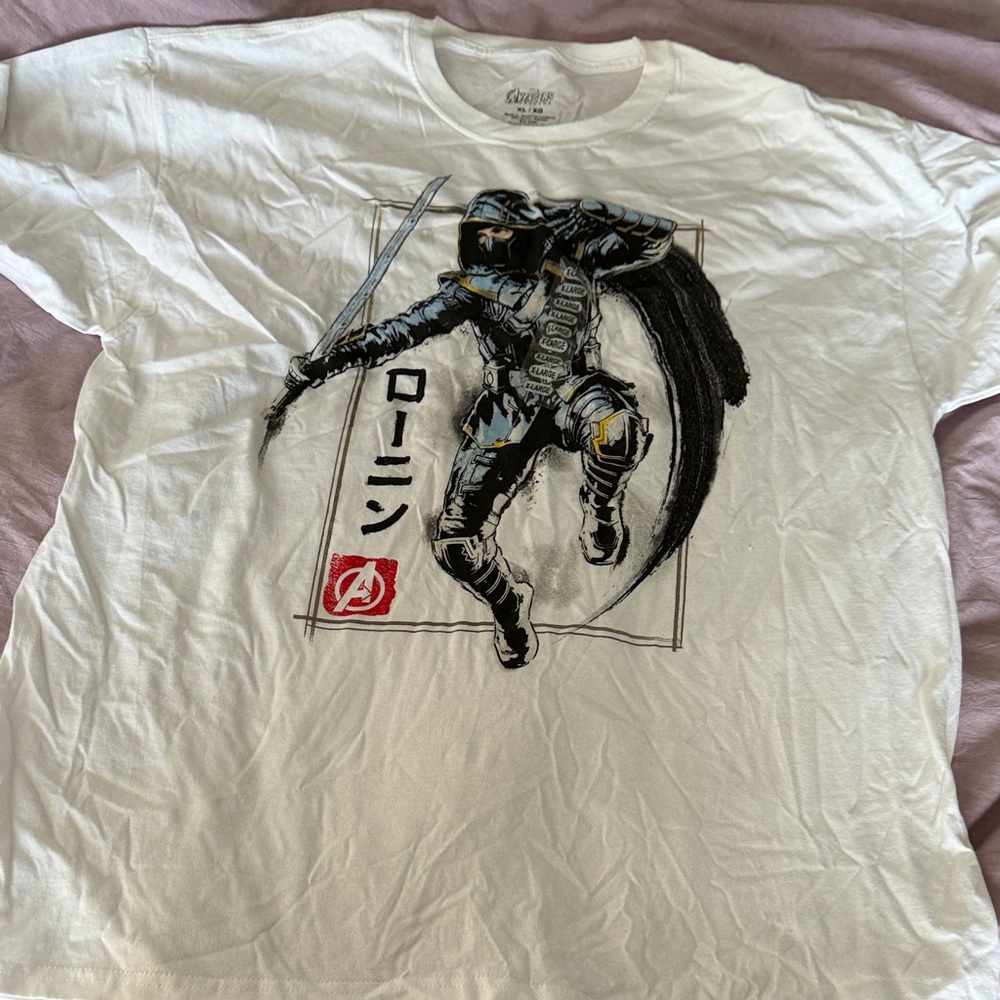 Marvel Ronin White Graphic Tee